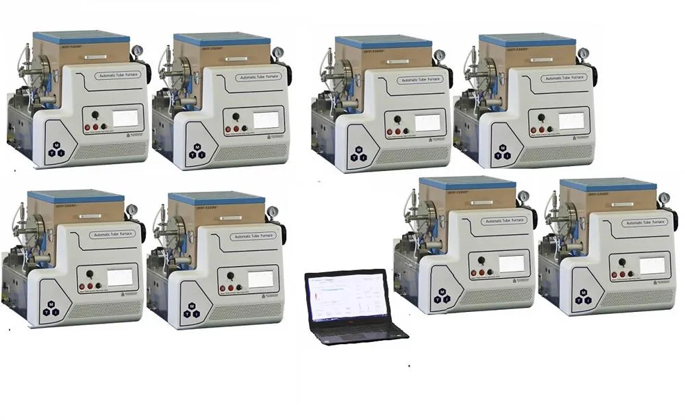 1200 °C Max 5" Automated Tube Furnace for AI Material Research - OTF1200XS5-ASD