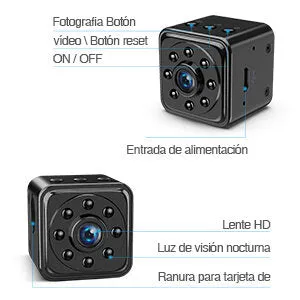 128GB L23 1080P 2MP Lens Camera 2-Hour Recorrding 30 FPS 140Wide Angle