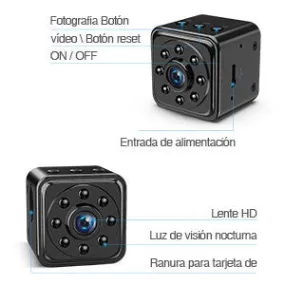 128GB L23 1080P 2MP Lens Camera 2-Hour Recorrding 30 FPS 140Wide Angle