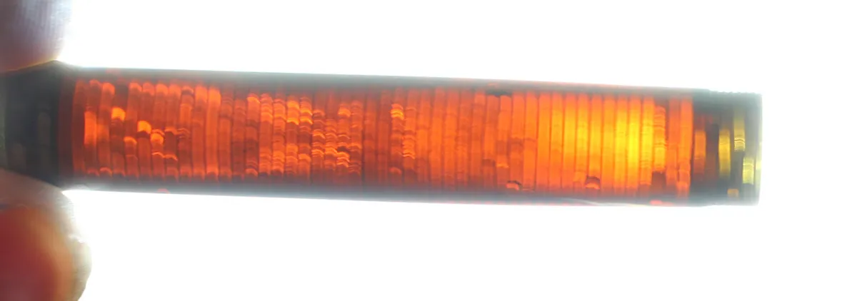 1937 PARKER GOLDEN PEARL VACUMATIC DOUBLE JEWEL STANDARD FOUNTAIN PEN RESTORED