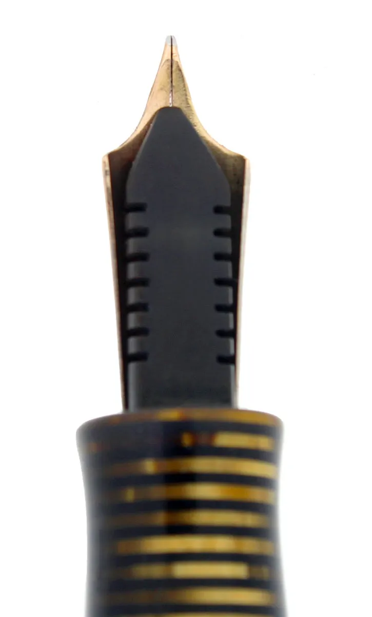 1937 PARKER GOLDEN PEARL VACUMATIC DOUBLE JEWEL STANDARD FOUNTAIN PEN RESTORED