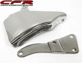 1969-UP CHEVY BIG BLOCK OEM STYLE ALTERNATOR BRACKET TOP & BOTTOM (LWP) - CHROME