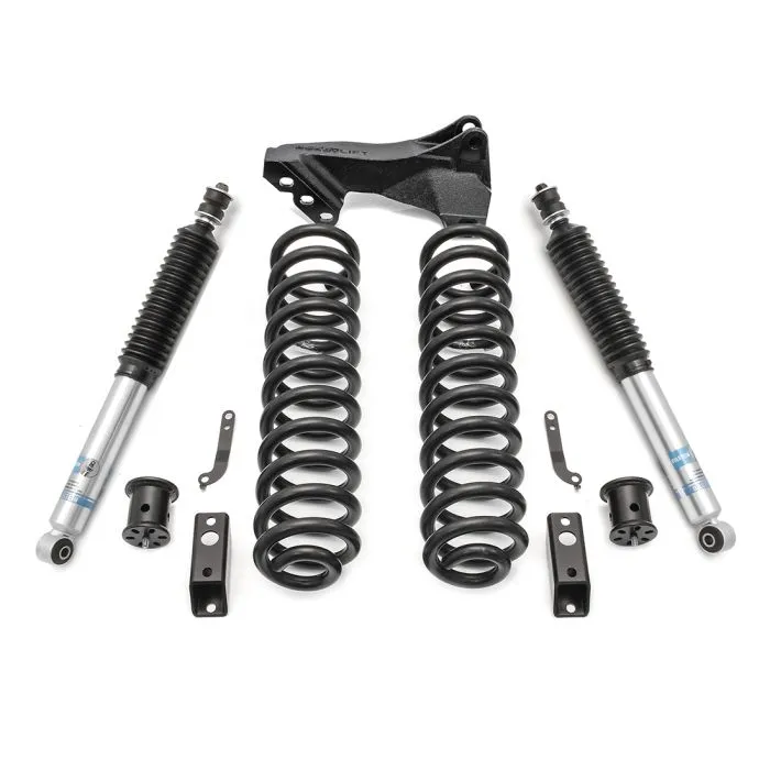 2.5" Coil Spring Front Lift Kit W/Bilstein Shocks - Ford F-250 Super Duty / F-350 Super DutyDiesel 4WD 2017-2021