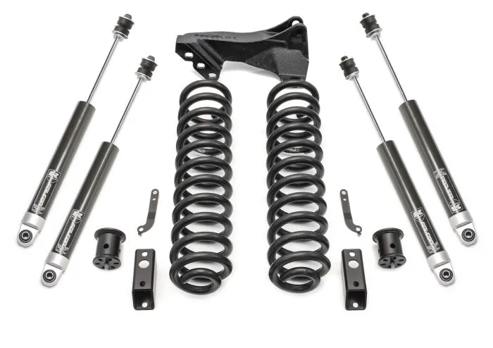 2.5" Coil Spring Front Lift Kit W/Falcon 1.1 Monotube Shocks Front/Rear - Ford F-250 Super Duty - F-350 Super Duty Diesel 4WD 2011-2016