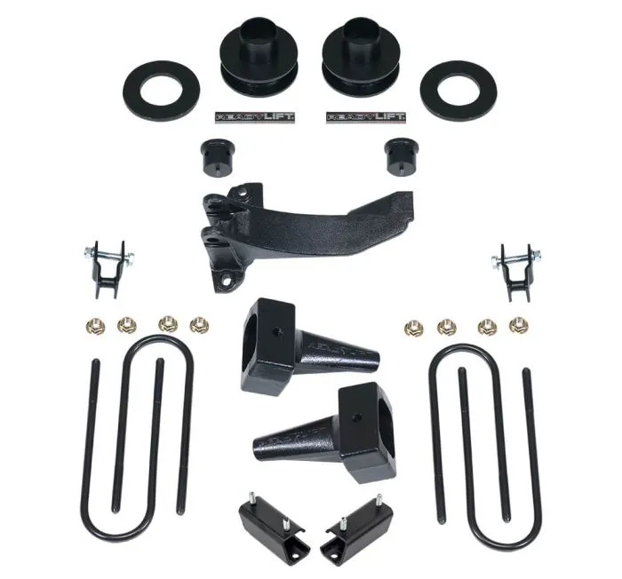 2.5" SST Lift Kit W/ 5" Rear Blocks - Ford F-250 / F-350 / F-450 Super Duty 4WD (1-pc Drive Shaft Only) 2011-2016