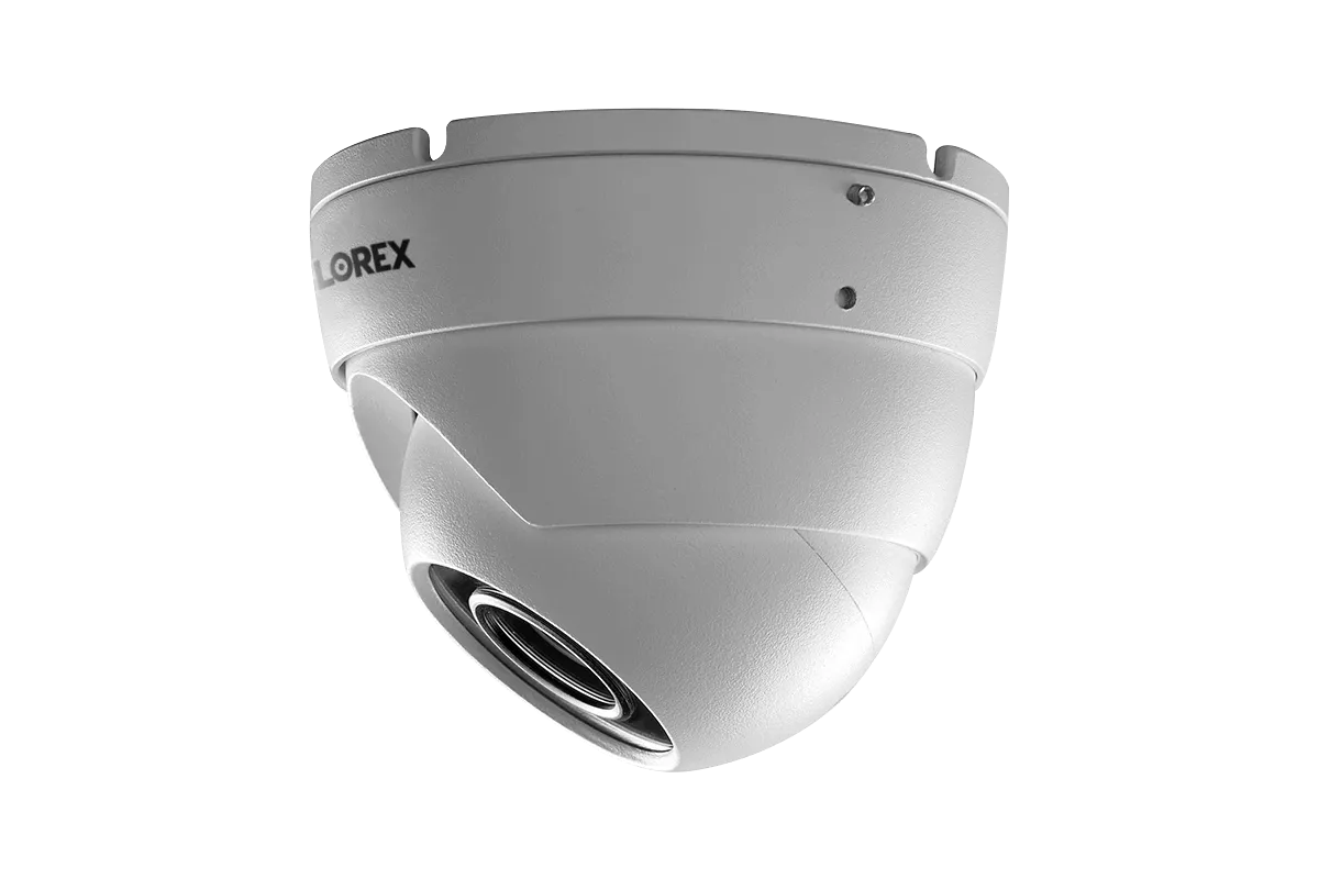 2K (5MP) Super HD Weatherproof Color Night Vision Dome Security Camera (4-pack)