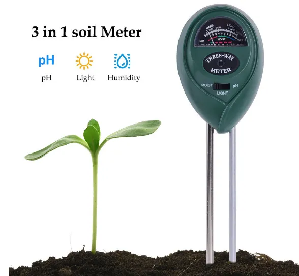 3 in 1soil moisture sensors Tester Light Meter Plant Tester for Garden