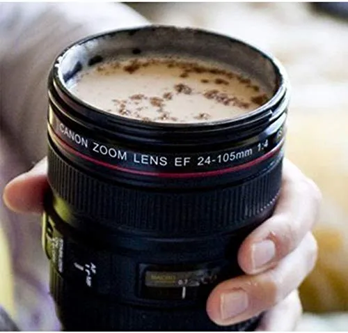 375Ml Camera Lens-Shaped Coffee Mug Clscm394