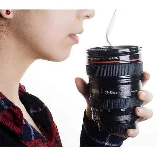 375Ml Camera Lens-Shaped Coffee Mug Clscm394