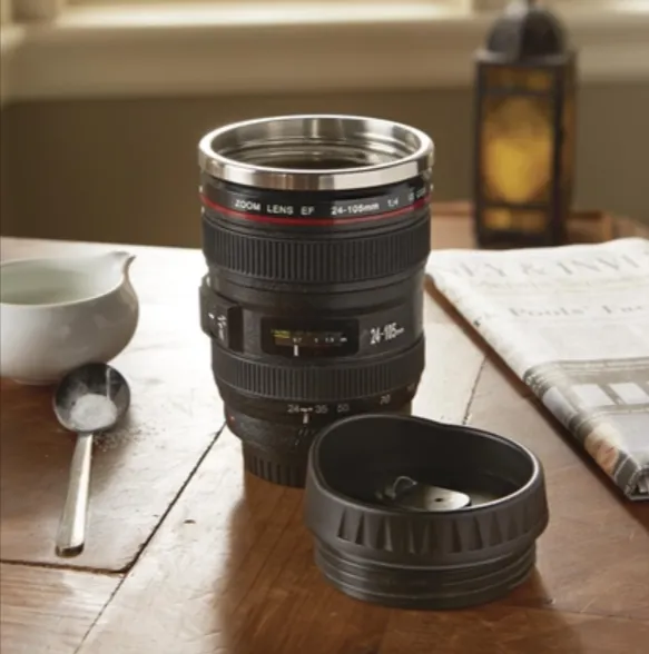 375Ml Camera Lens-Shaped Coffee Mug Clscm394