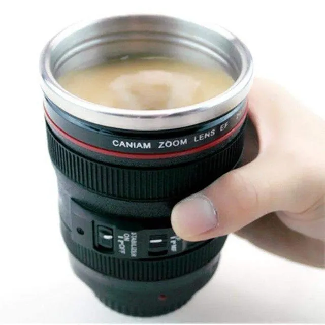 375Ml Camera Lens-Shaped Coffee Mug Clscm394