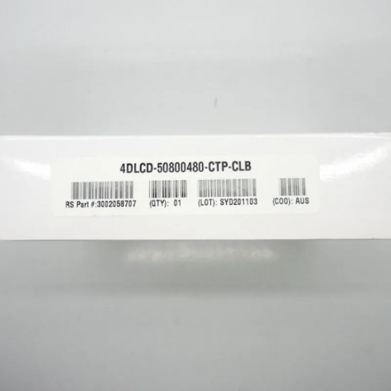 4D Systems 5in 800 x 480 Pixel LCD Display 4DLCD-50800480-CTP-CLB