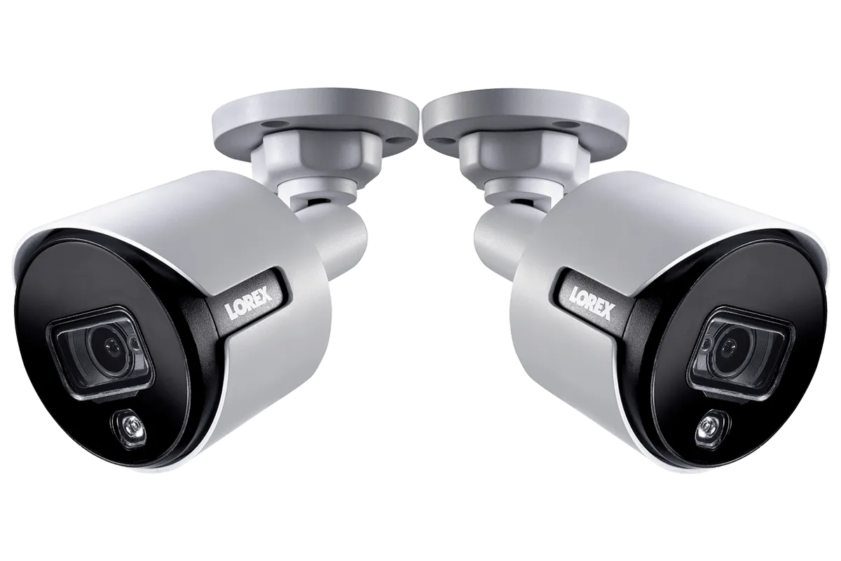 4K Ultra HD Active Deterrence Security Camera (2-pack)