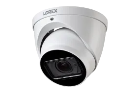 4K Ultra HD Motorized Varifocal Dome Security Camera with Color Night Vision