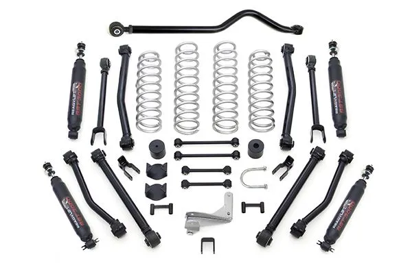 4" Terrain Flex 8-Arm Lift Kit With SST3000 Shocks - Jeep Wrangler JK / JKU 4WD 2007-2018