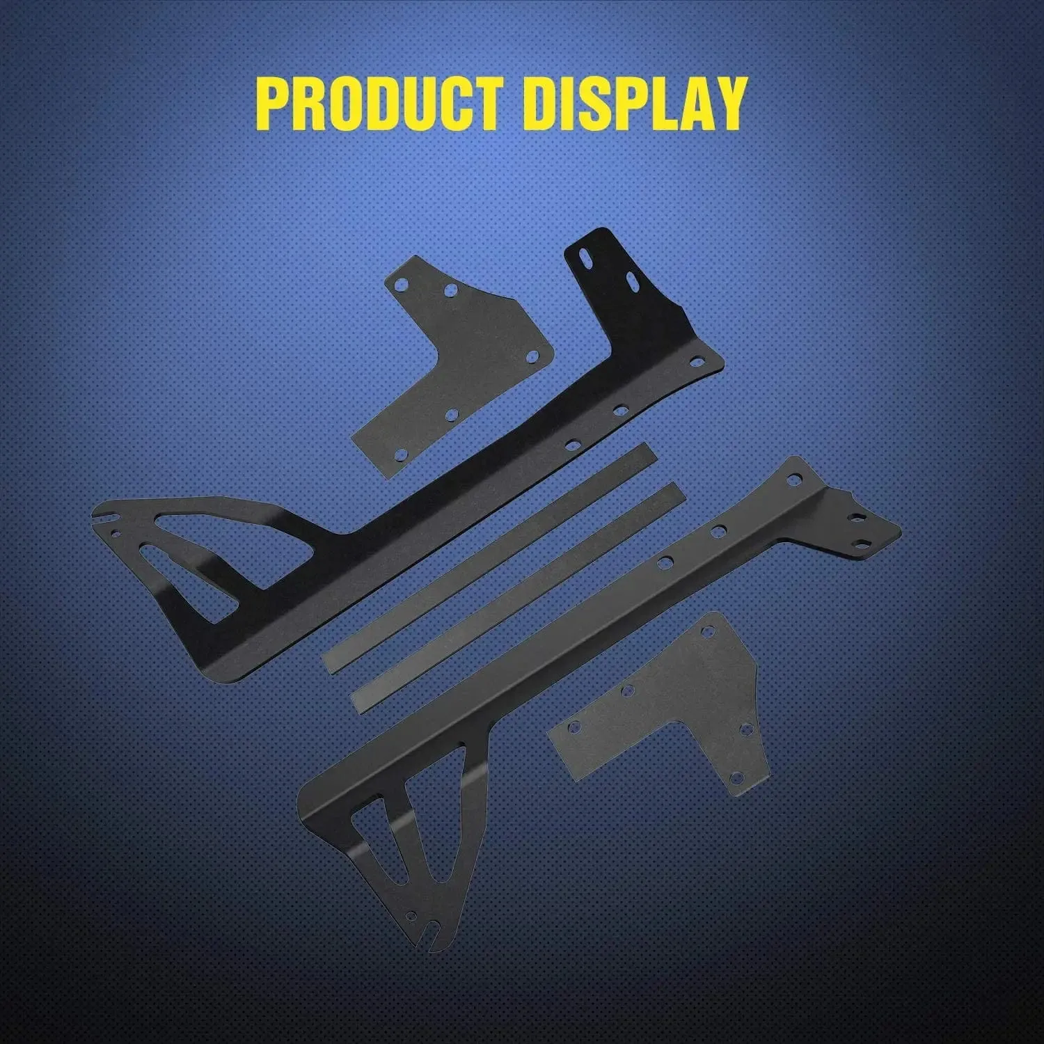 50 Inch Light Bar Windshield Frame Mounts For 2007-2017 Jeep Wrangler JK