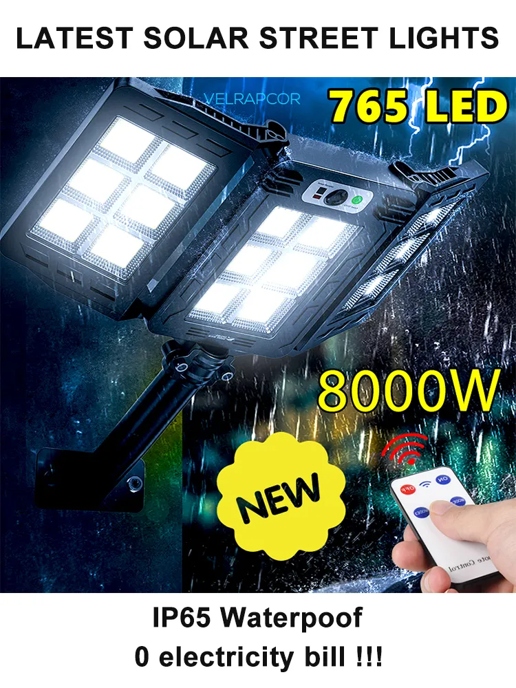 60W Solar Led Light Motion Sensor Street Light Gd-7860