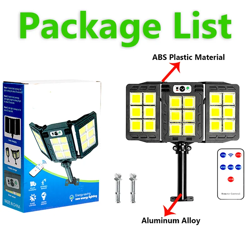 60W Solar Led Light Motion Sensor Street Light Gd-7860