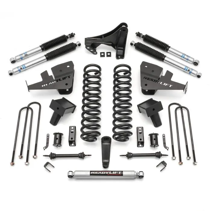 6.5" Lift Kit W/ Bilstein Shocks - Ford F-250 Super Duty-F-350 Super Duty Diesel 4WD (2-pc Drive Shaft Only) 2017-2022