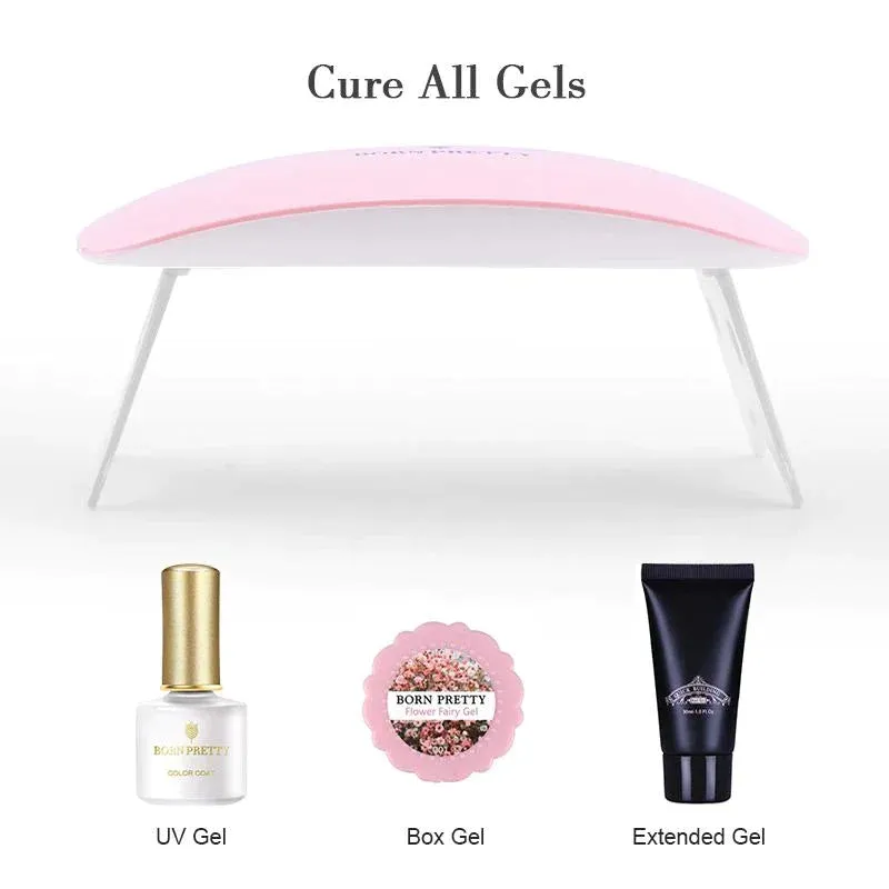6W Mini Nail Dryer UV Led Lamp For Nails Manicure All Types Gel Polish Drying  Portable USB Machine Nail Art Tool