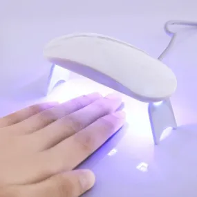 6W Mini Nail Dryer UV Led Lamp For Nails Manicure All Types Gel Polish Drying  Portable USB Machine Nail Art Tool
