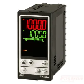 ACR13AR/M EA1 Temp Controller, 48x96mm, 100-240VAC,Relay output, External Setting