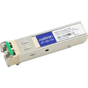 AddOn Cisco ONS ONS-SC-4G-49.3 Compatible TAA Compliant 4GBase-DWDM 100GHz SFP Transceiver (SMF, 1549.32nm, 80km, LC, DOM) ONS-SC-4G-49.3-AO