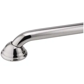 Bathroom Grab Bar, Decorative, Dome Escutcheon, 24 In. X 1 1/4 In.