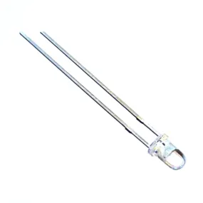 Blue 3mm Water Clear LED - 25deg - 7000mCd, pack 10