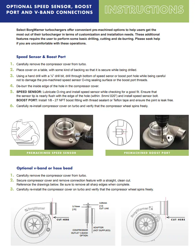 BorgWarner Speed Sensor Kit (179430)