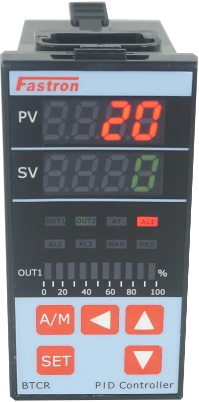 BTCR/R-M-A2-DR, PID Controller 48x96mm, 85-265VAC, Relay Output, Relay Cooling Output, 2 Alarms, Multirange TC/RTD/4-20mA Input