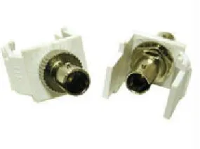 C2g Snap-in St Fiber F-f Keystone Insert Module - White