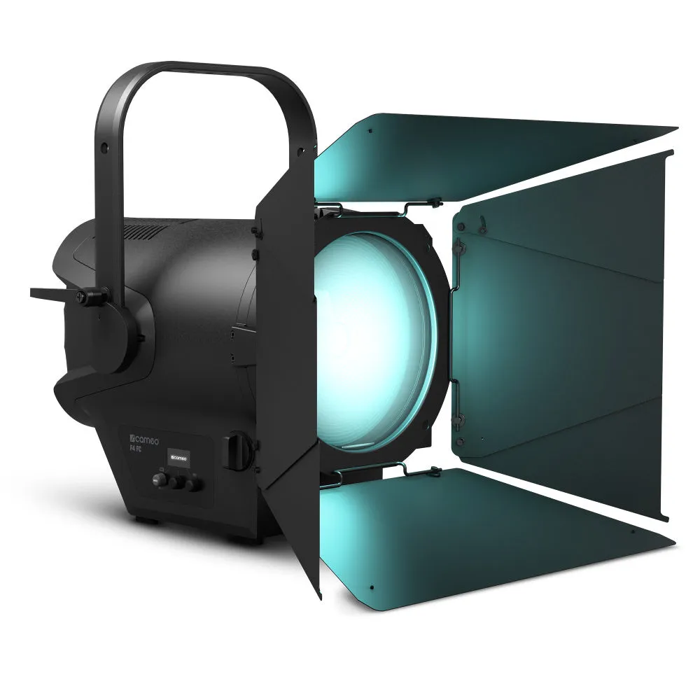 Cameo Pro CLF4FC Professional Fresnel Full Color - Includes Barndoor and Gel Frame (RGBW)