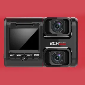 Car Data Recorder HD Night Vision 360-degree Panoramic Dual-lens