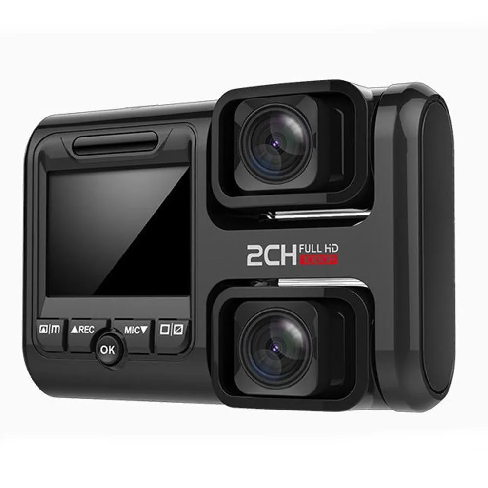 Car Data Recorder HD Night Vision 360-degree Panoramic Dual-lens