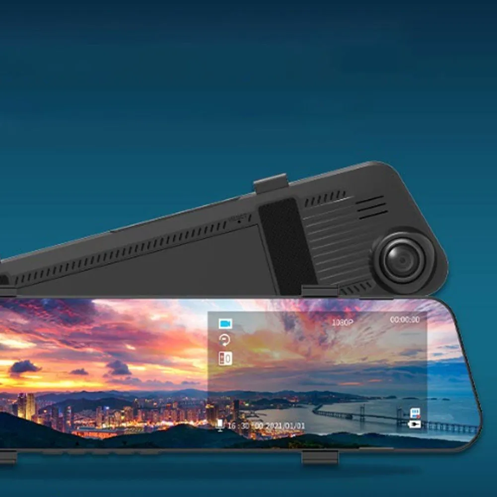 Car Driving Recorder Front And Rear Double Recording Rearview