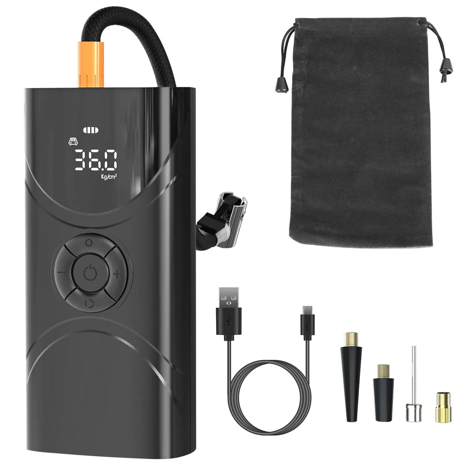 Car Tire Inflator Pump Portable Car Air Compressor 6000mAh