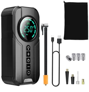 Car Tire Inflator Pump Portable Car Air Compressor Wireless