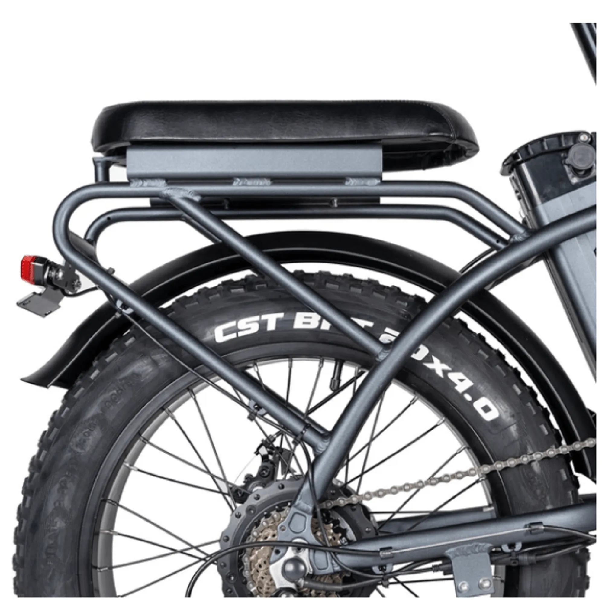 CLEARANCE - Rattan 750W LF Fat Tire Folding Electric Bike - Black
