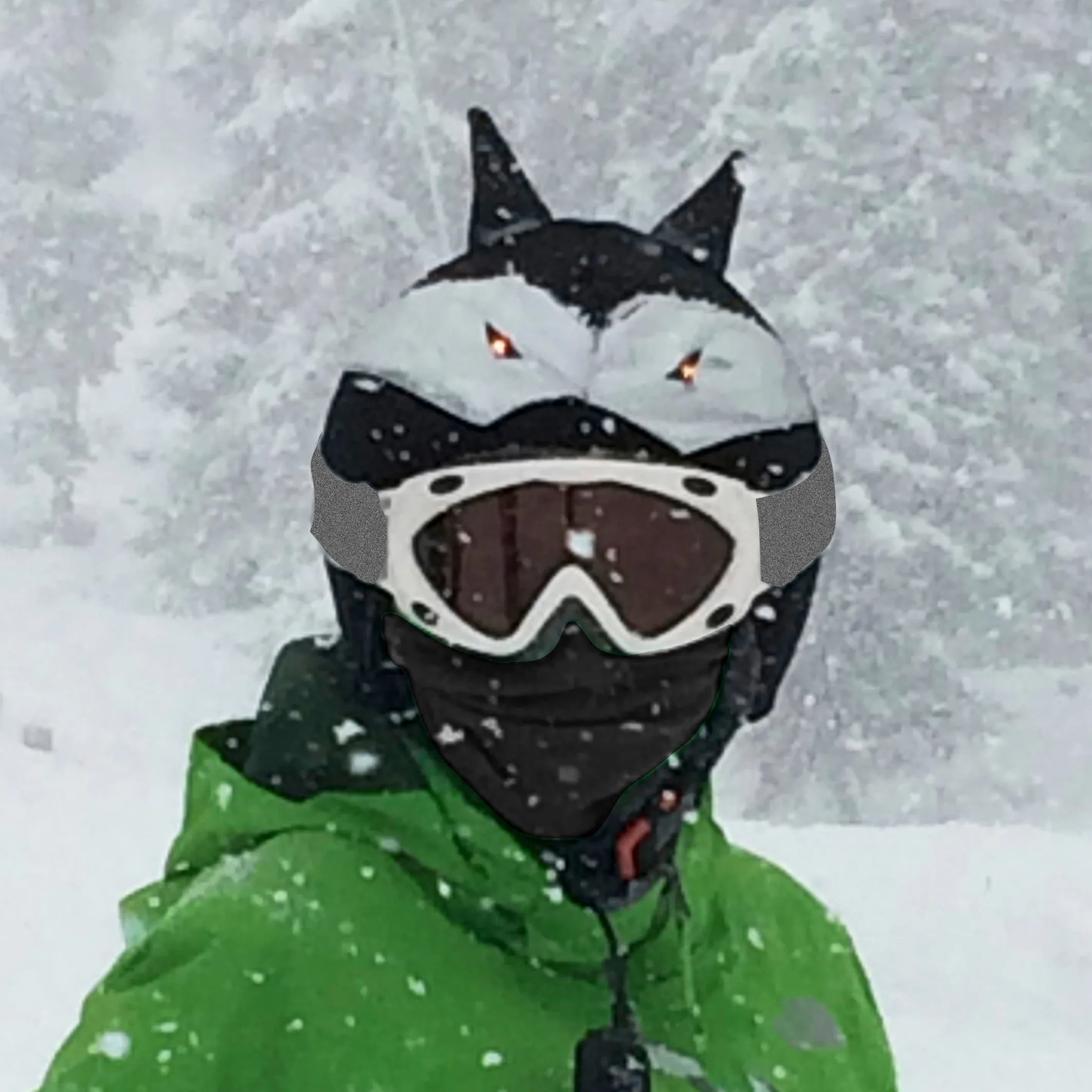 Coolcasc LEDS Helmet Cover Bandit