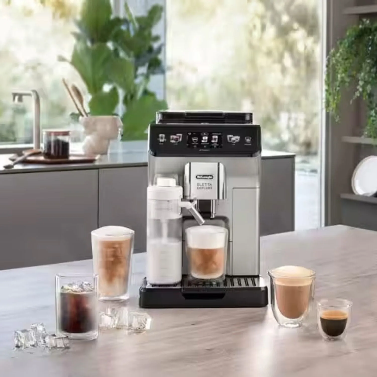 De'Longhi Eletta Explore Fully Automatic Espresso Machine with Cold Brew (ECAM45086S)