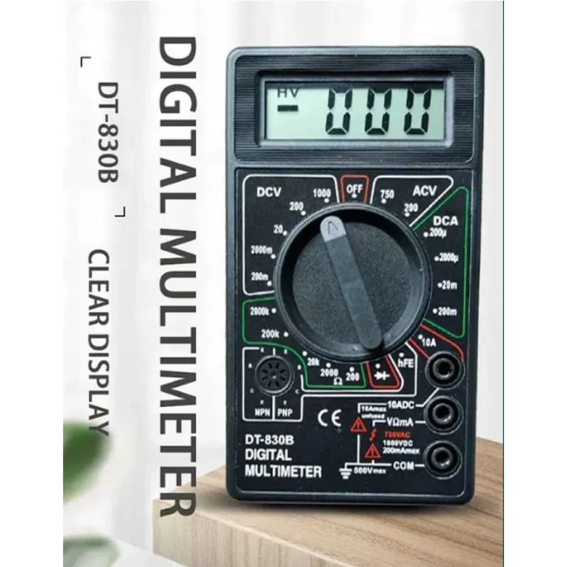 Digital Multimeter With Removable Battery Cover Fc-8