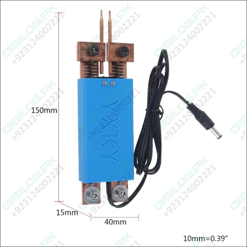 Diy Spot Welder Machine Welding 18650 Battery Handheld Spot Welding Pen Automatic Trigger Built-in Switch Blue