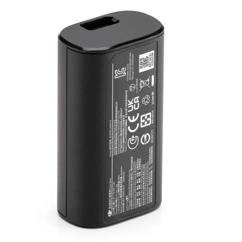 DJI 1800mAh Li-ion Rechargeable Battery with 2 Hours Max Operating Time, Battery Level Indicators and Type-C Interface for FPV Goggles 2