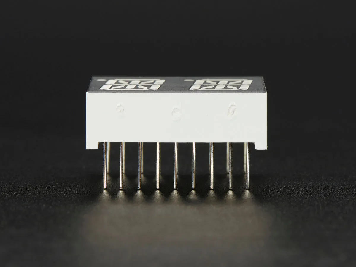 Dual Alphanumeric Display - Yellow-Green 0.54\" - Pack of 2"