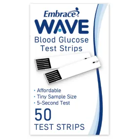 Embrace WAVE Blood Glucose Test Strips