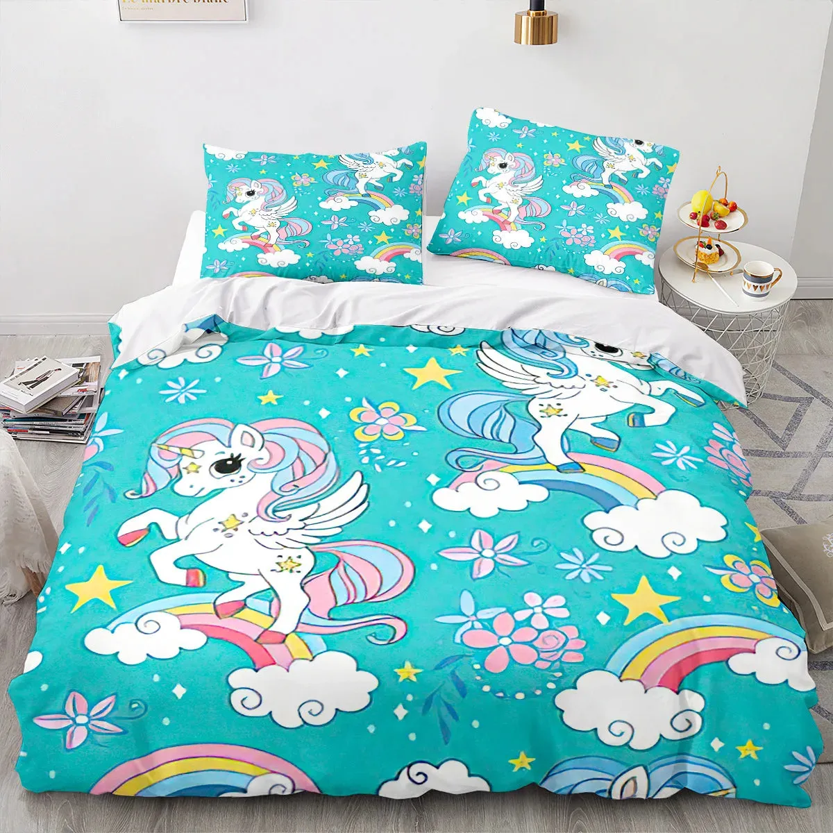 Enchanted Night Unicorn Bed Set
