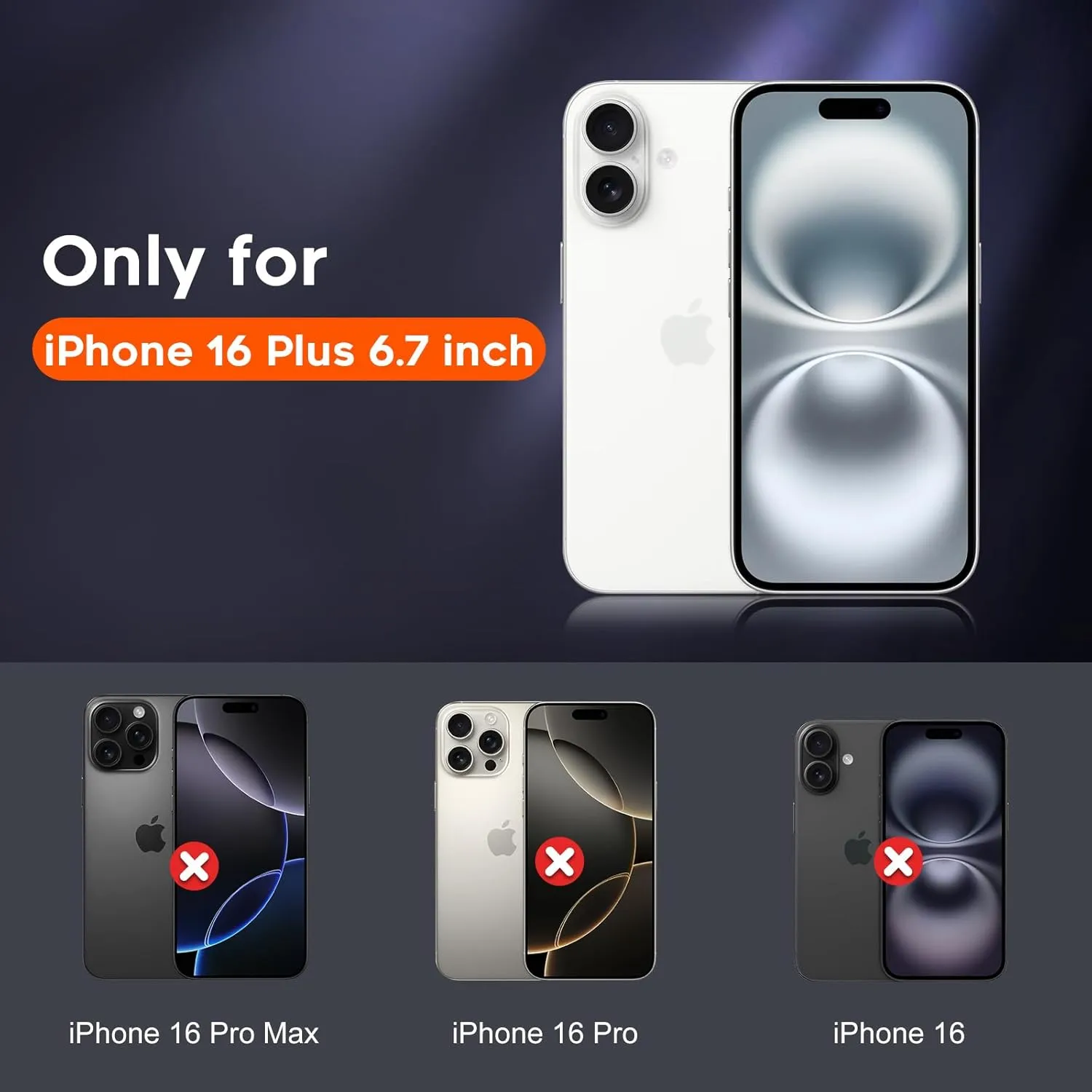 Entronix Apple iPhone 16 Plus Case - 7000mAh Battery Charger