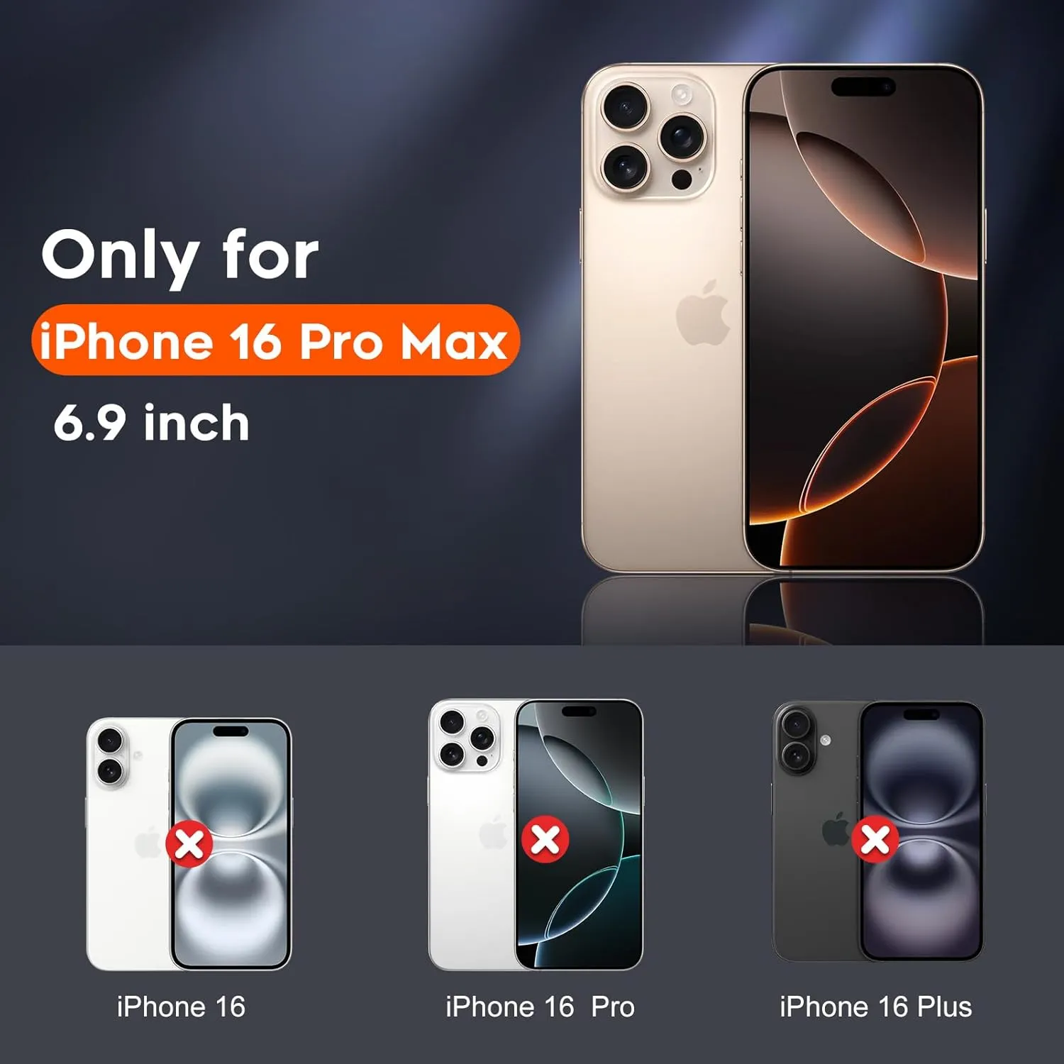 Entronix Apple iPhone 16 Pro Max Case - 7000mAh Battery Charger