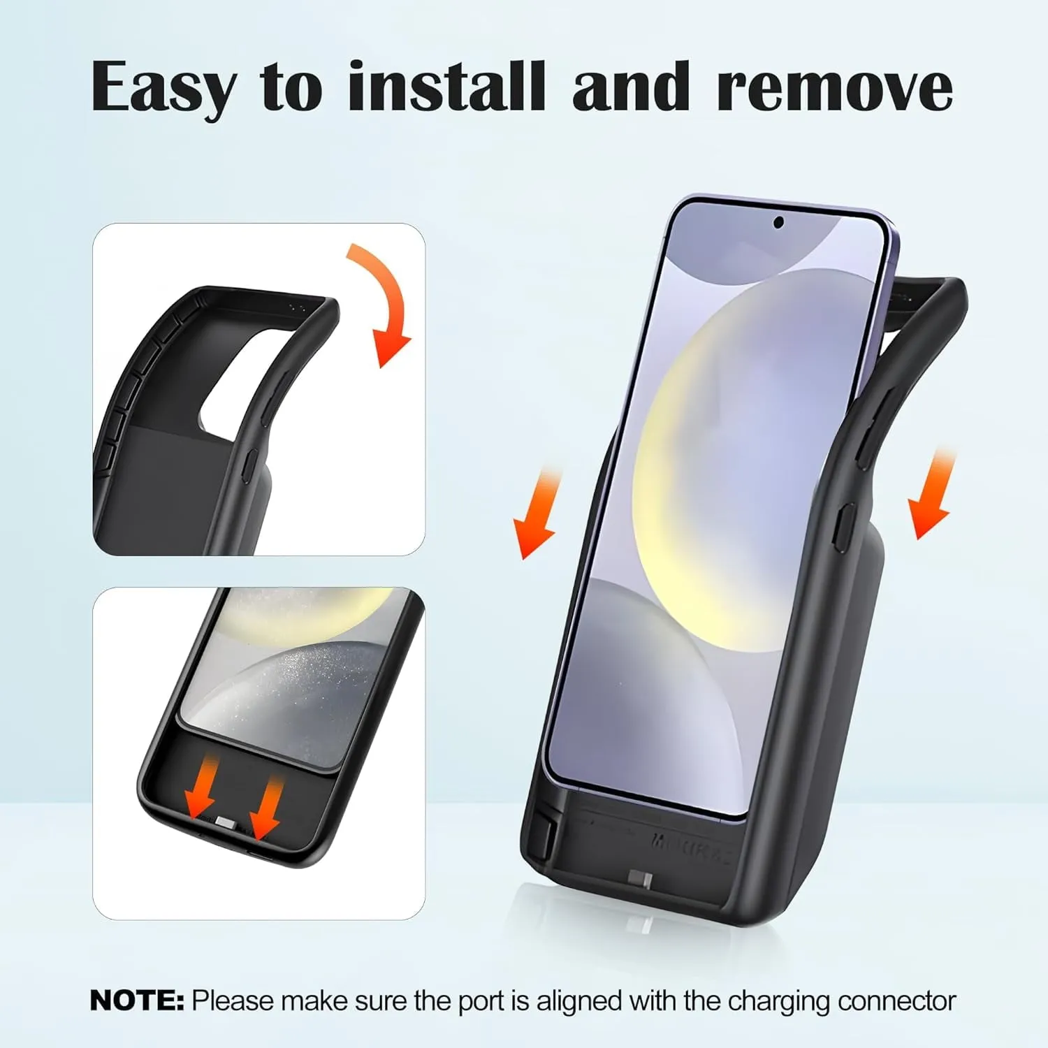 Entronix Samsung Galaxy S23 Case - 7000mAh Battery Charger